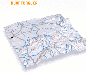 3d view of Buôn Tỏng Lêà