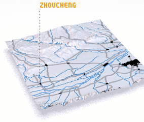 3d view of Zhoucheng