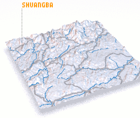 3d view of Shuangba