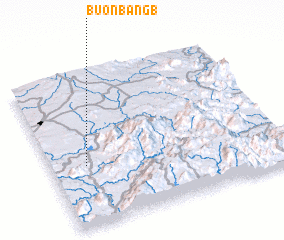 3d view of Buôn Bang (1)