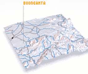 3d view of Buôn Ea M\