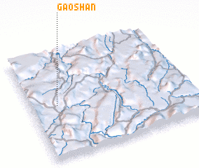 3d view of Gaoshan