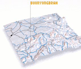 3d view of Buôn Yông Brah