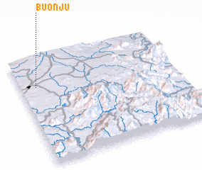 3d view of Buôn Ju