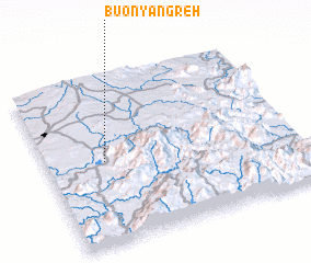 3d view of Buôn Yang Reh