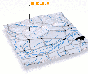 3d view of Nanrencun