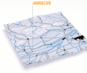 3d view of Jiangcun