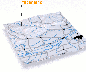 3d view of Changning