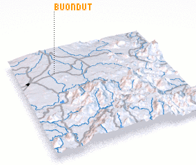 3d view of Buôn Dut