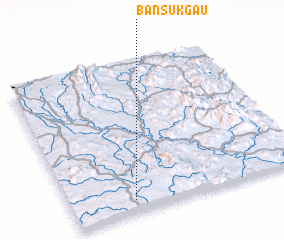 3d view of Ban Suk Gâu