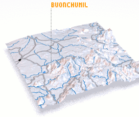 3d view of Buôn Chư Mil