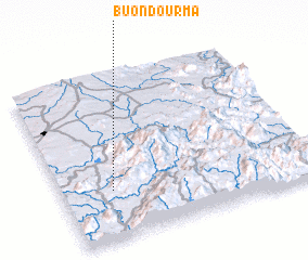 3d view of Buôn Dou R\