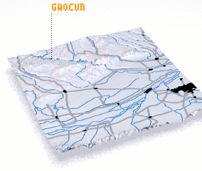 3d view of Gaocun