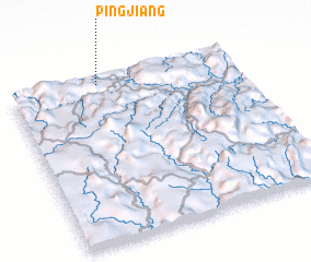 3d view of Pingjiang