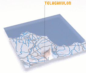 3d view of Telaga-kulon