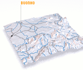 3d view of Buôn Hồ