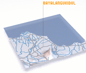 3d view of Bayalangu-kidul