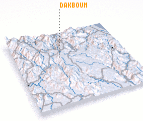 3d view of Dak Boum