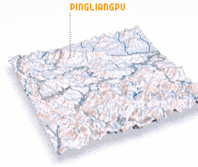 3d view of Pingliangpu