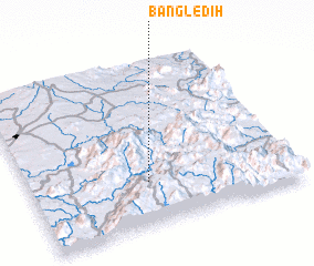 3d view of Ban Glé Dih