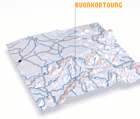 3d view of Buôn Kor Toung