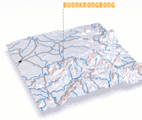 3d view of Buôn Krông Bông