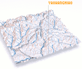 3d view of Yaowangmiao