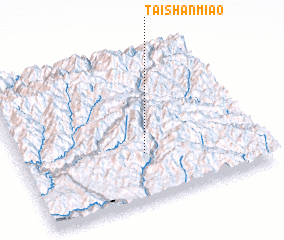 3d view of Taishanmiao