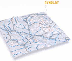 3d view of Ay Hơ Lay