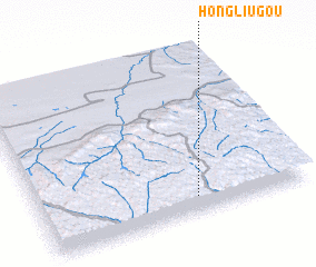 3d view of Hongliugou