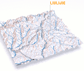 3d view of Liulijie