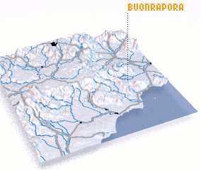 3d view of Buôn Ra Pora