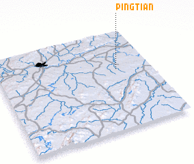 3d view of Pingtian