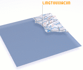 3d view of Lingtouxiacun