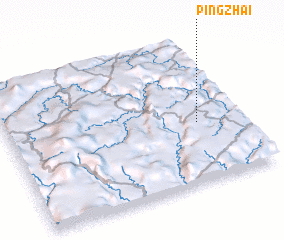 3d view of Pingzhai