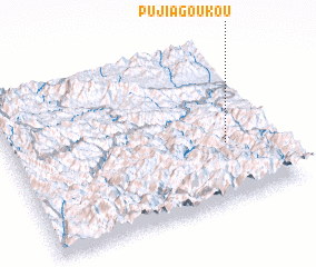 3d view of Pujiagoukou