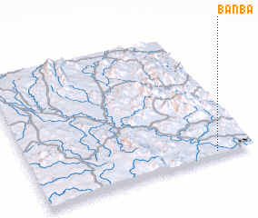 3d view of Ban Ba