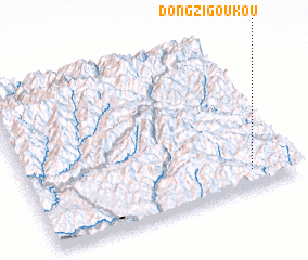 3d view of Dongzigoukou