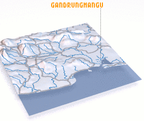 3d view of Gandrungmangu