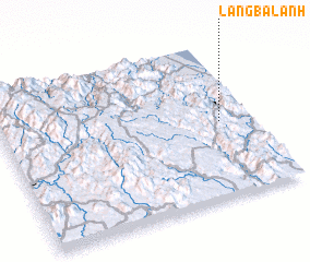 3d view of Lang Ba Lanh