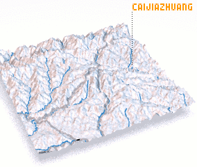 3d view of Caijiazhuang