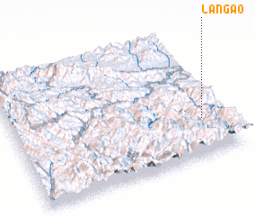 3d view of Langao