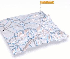 3d view of Ban Ma Ak