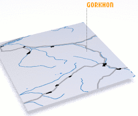 3d view of Gorkhon