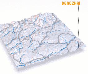 3d view of Dengzhai