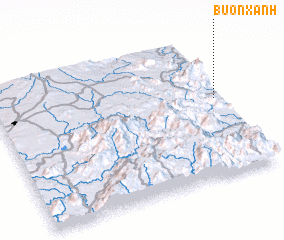 3d view of Buôn Xanh