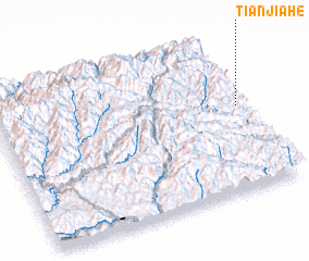 3d view of Tianjiahe