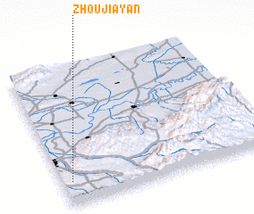 3d view of Zhoujiayan