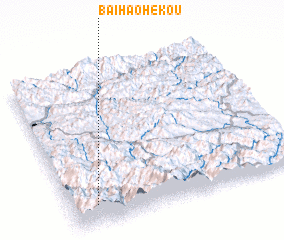 3d view of Baihaohekou