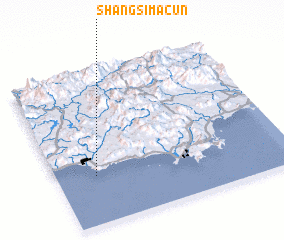 3d view of Shangsimacun